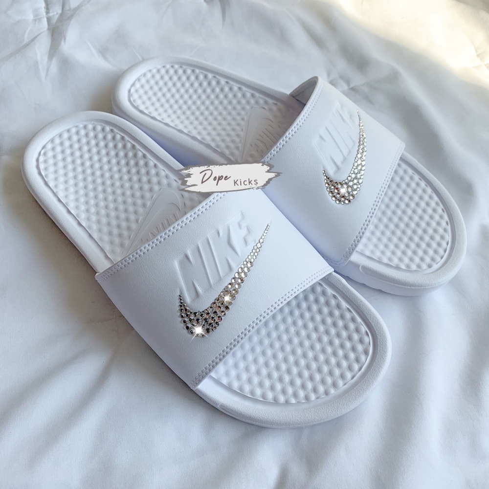 Custom Nike Bling Benassi Slides